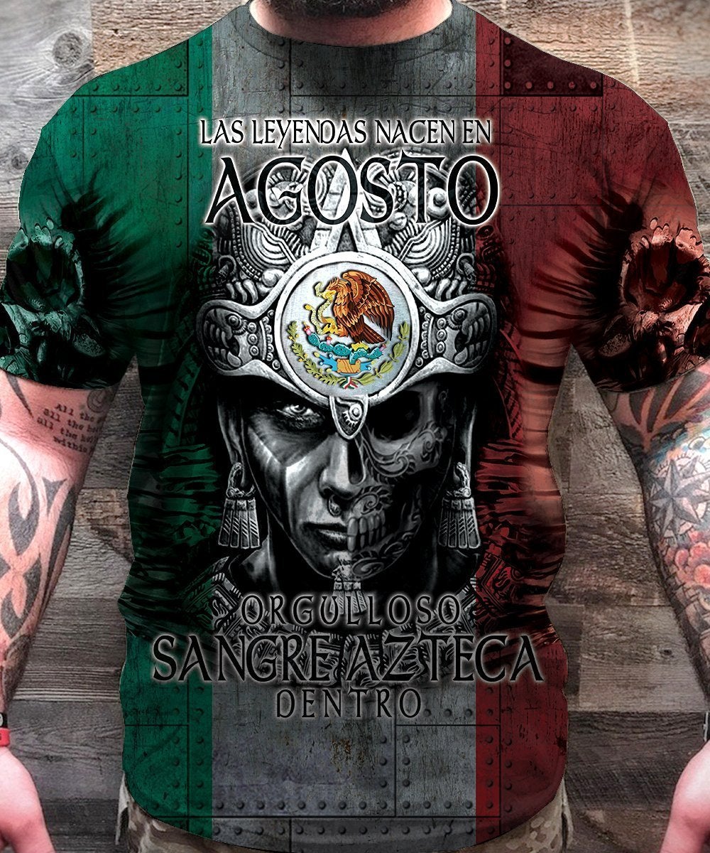 3D All Over Aztec Warrior Mexican 08 Hoodie Adult 3D All Over Print, 3D Hoodie For Men & Women