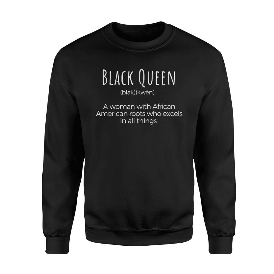 African American Women Excel Black Pride Tee – Dark Sweatshirt