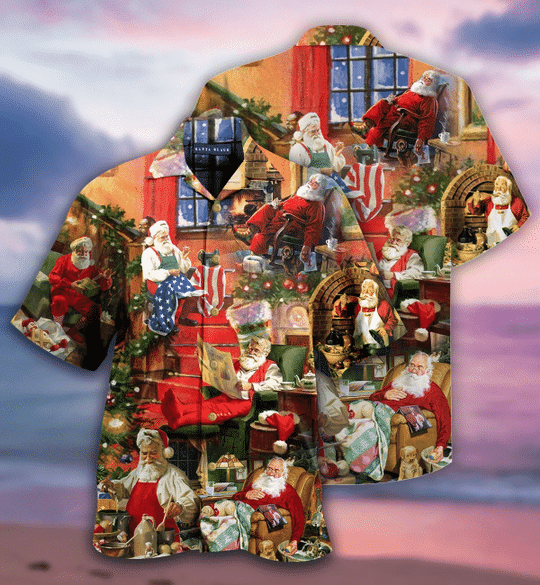 Santa Claus In Daily Life Hawaii Shirt Ha60236