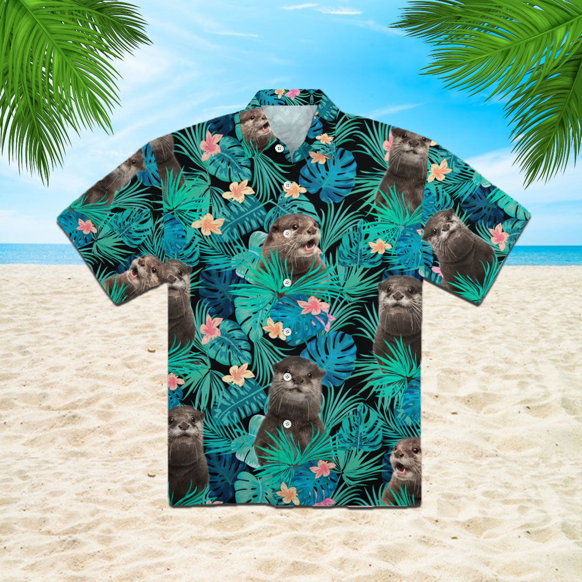 Oragontee Otter Tropical Hawaii Shirt For Men Women Adult Ha90825