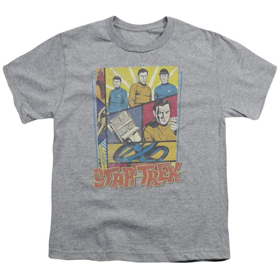 Star Trek Vintage Collage Youth T-Shirt (Ages 8-12)