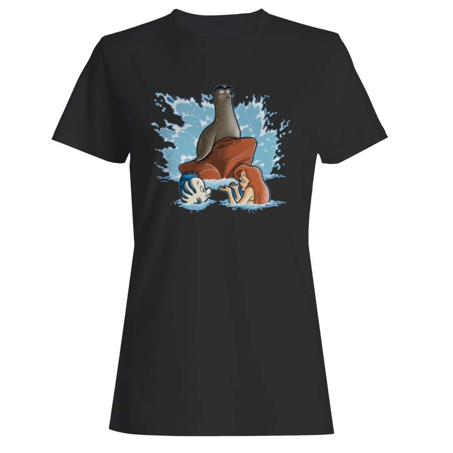 Get Off The Rock Gerald Finding Dory The Little Mermaid Woman’s T-Shirt