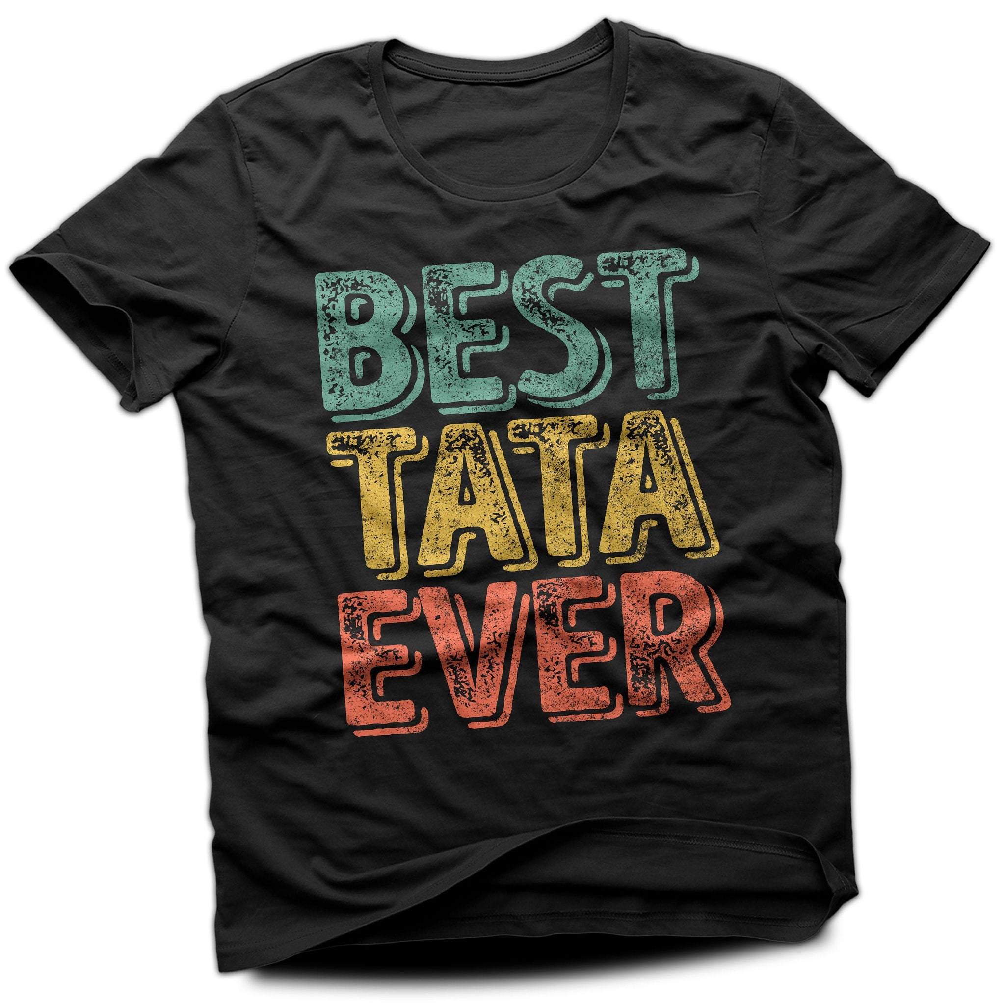 Best Tata Ever T-Shirt Father’s Day Gift Funny Unisex Graphic Tee – Vintage Gift Shirt For Christmas