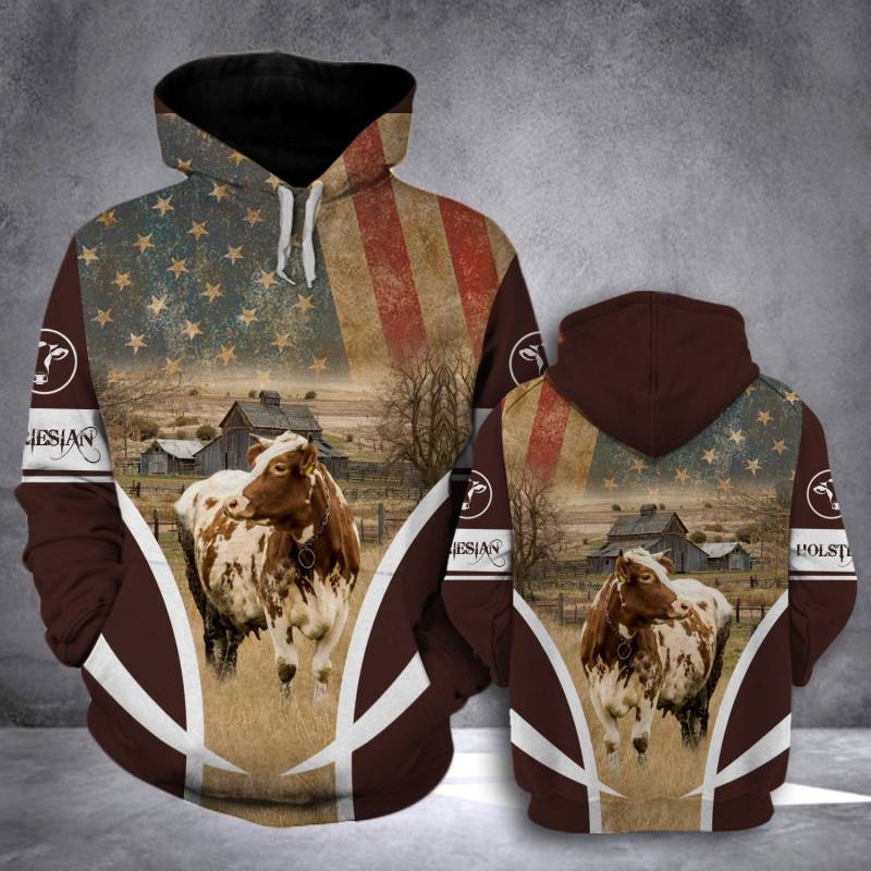 Animal Cale Holstein Friesian F4 Hoodie