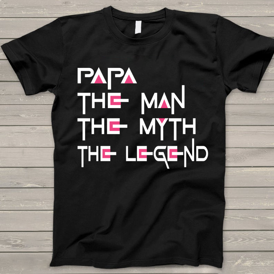 Qg Papa The Man The Myth The Legend Shirt