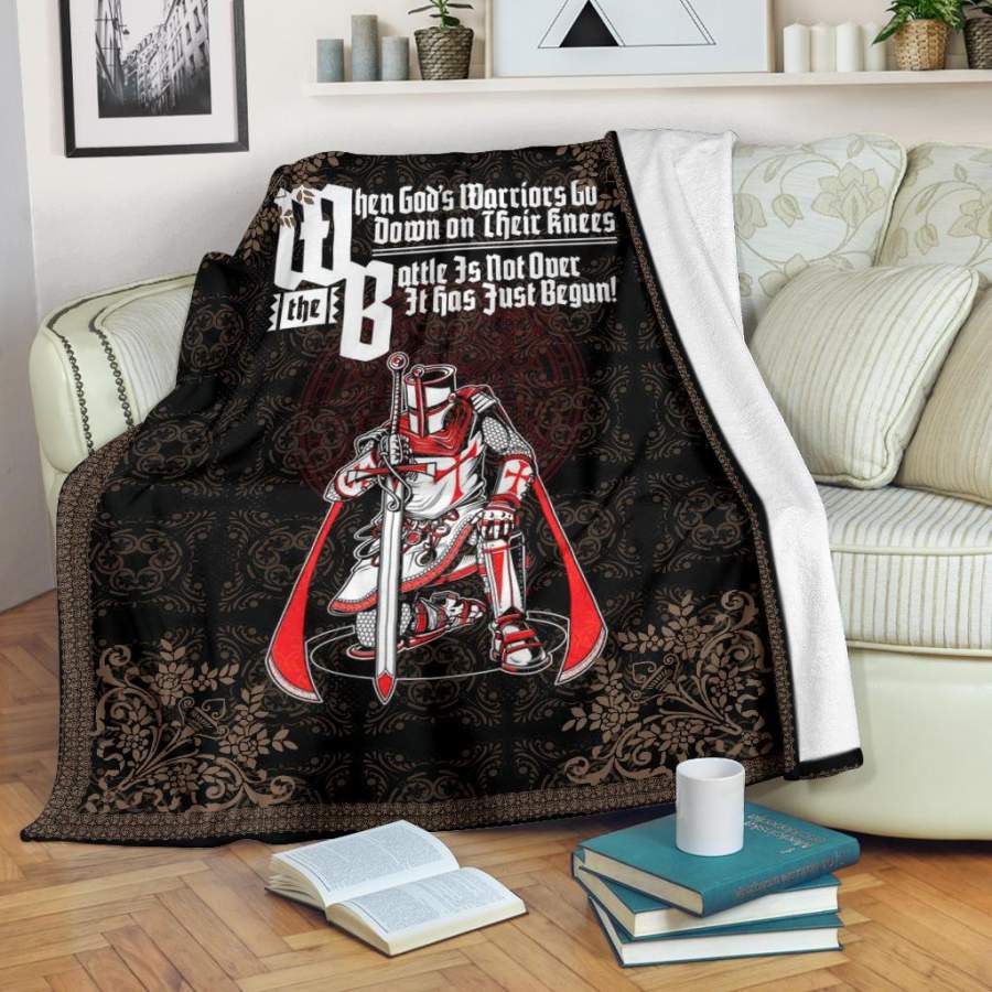 knight templar blanket fleece