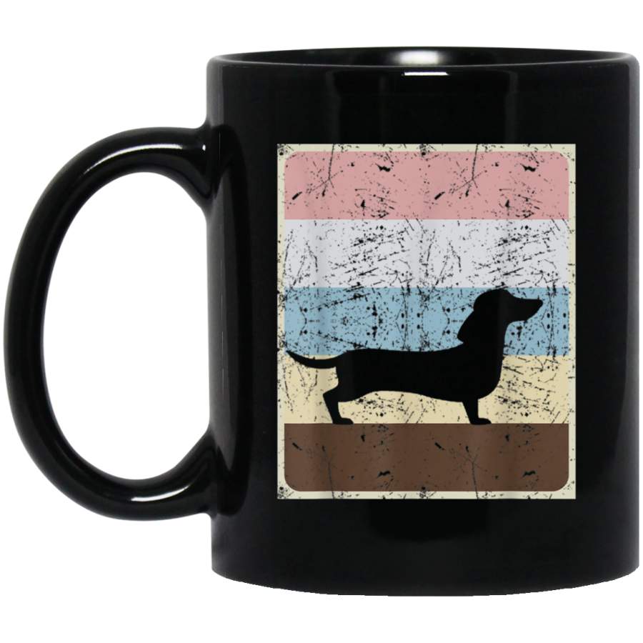 Vintage Retro Dachshund Funny Dogs Lovers Mug