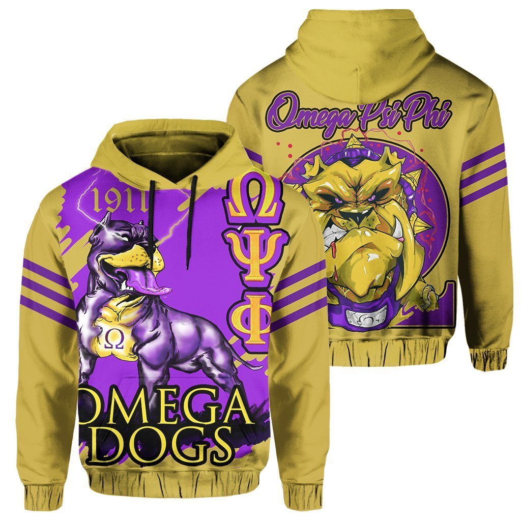 Greek Life Hoodie – Omega Psi Phi Bull Dogs Pullover