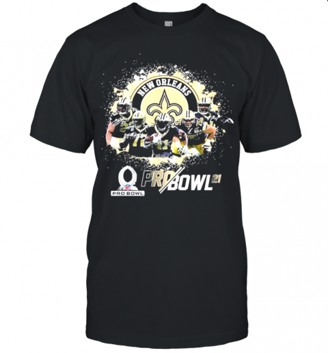 New Orleans Saints Football Team Signatures Unisex Jersey Tee