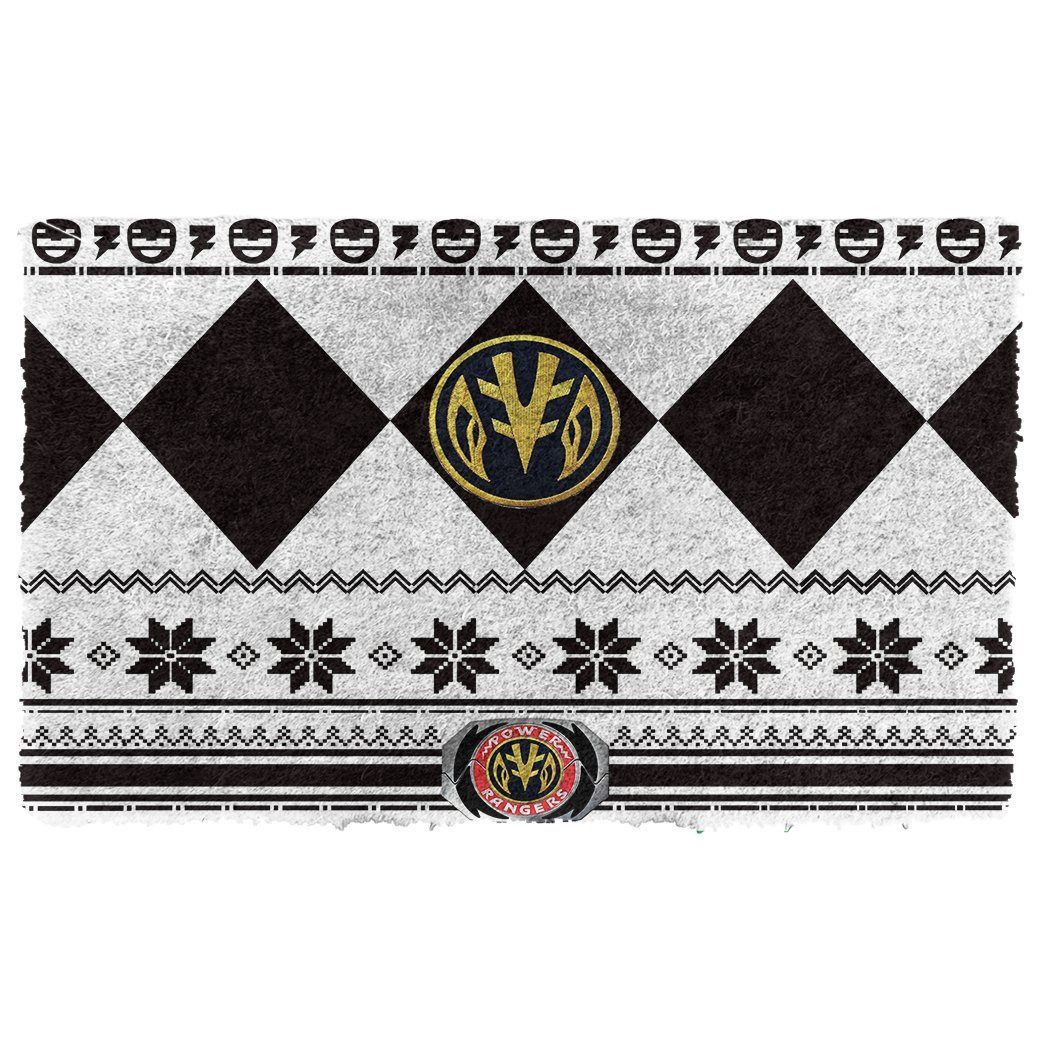 Gearhumans 3D Mighty Morphin Power Ranger Ugly White Doormat