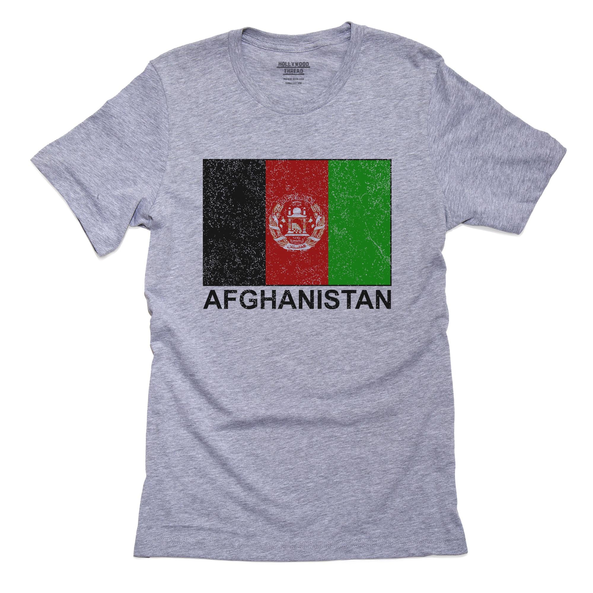 Afghanistan Flag – Special Vintage Edition T-Shirt, Framed Print, Pillow, Golf Towel