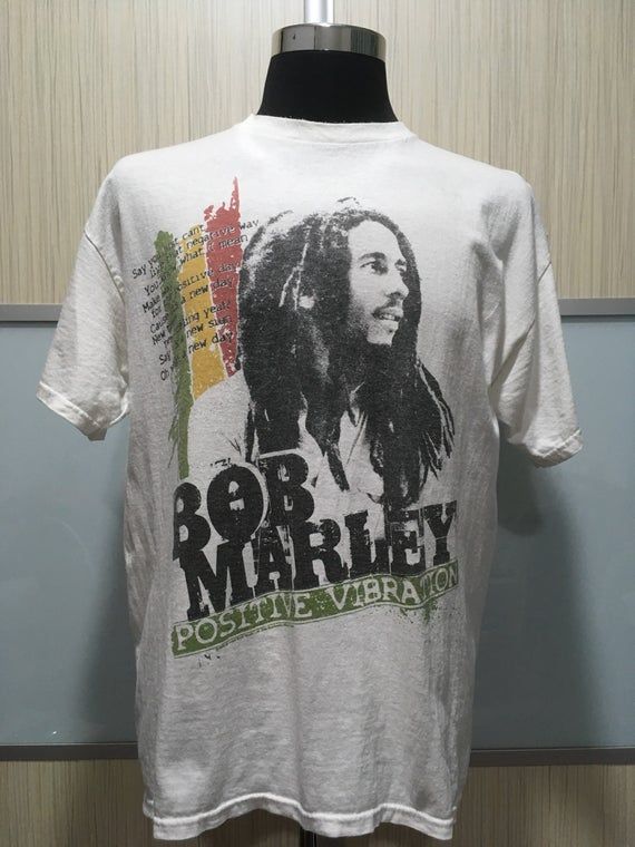 Bob Marley Positive Vibration Ltd Zion Rootswear Official Liciened Shirt