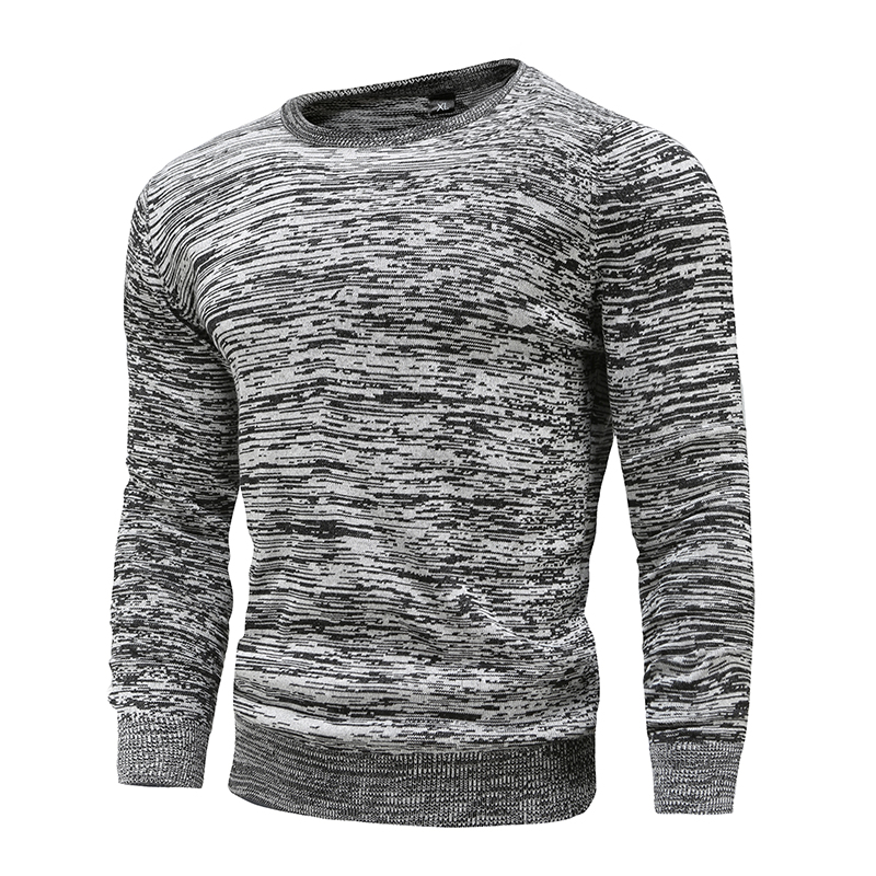 2021 New Cotton Pullover O-neck Men’s Sweater Fashion Solid Color High Quality Winter Slim Sweaters Men Navy Knitwear alx