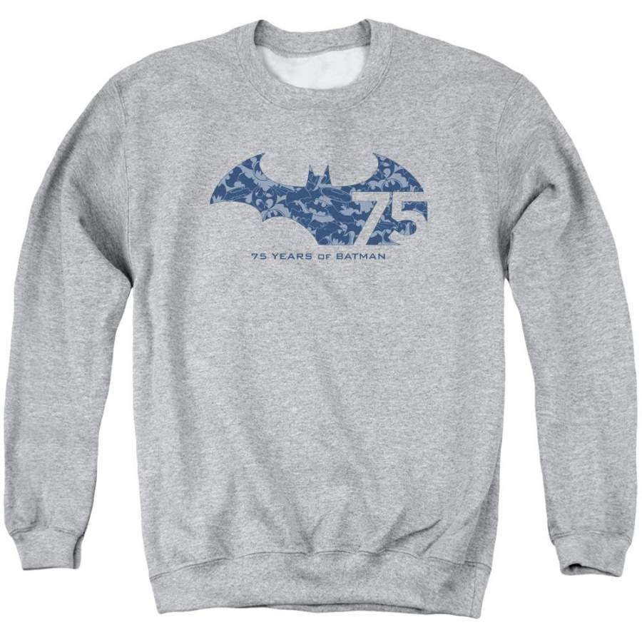 Batman – 75 Year Collage Adult Crewneck Sweatshirt