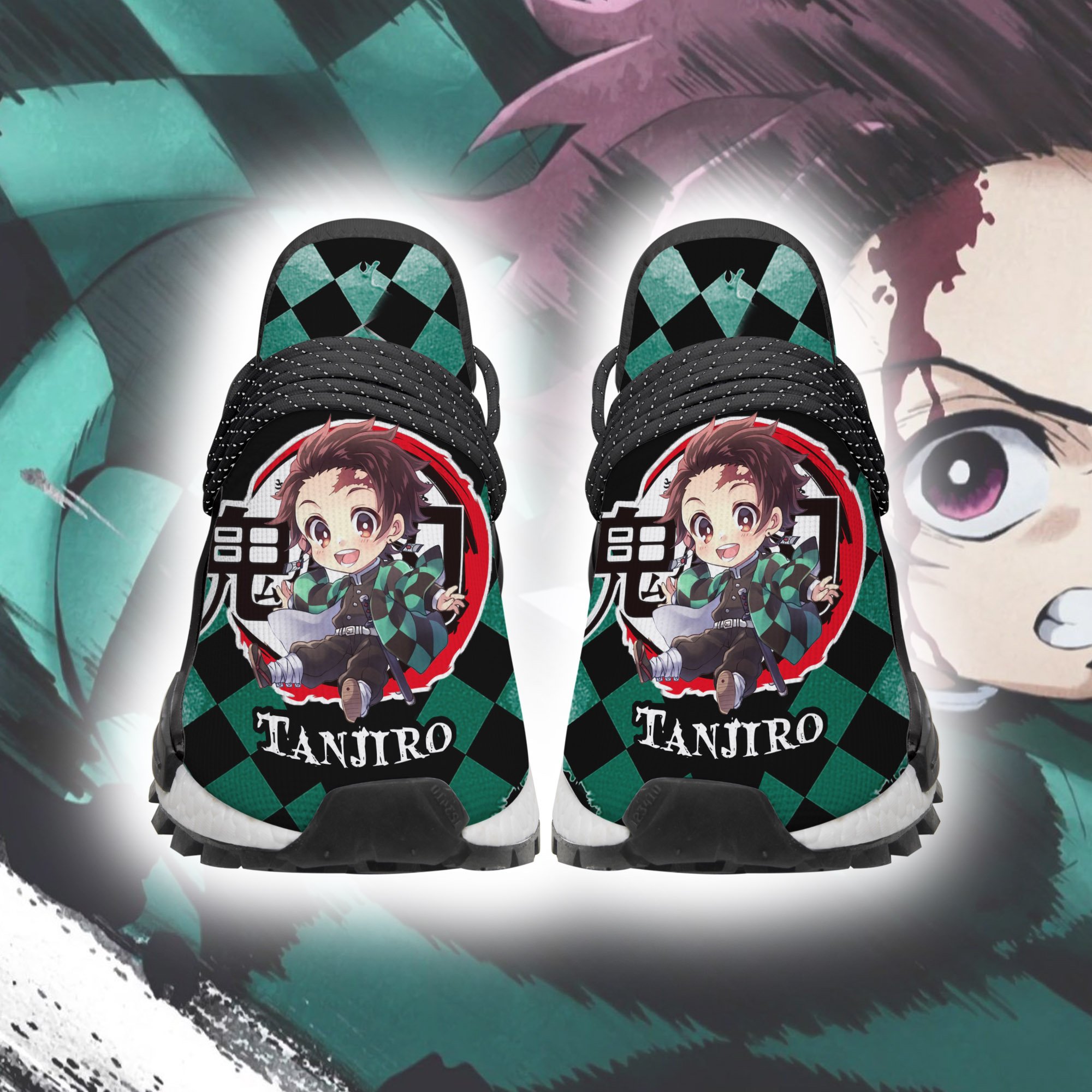 Tanjiro Shoes Custom Demon Slayer Anime Sneakers