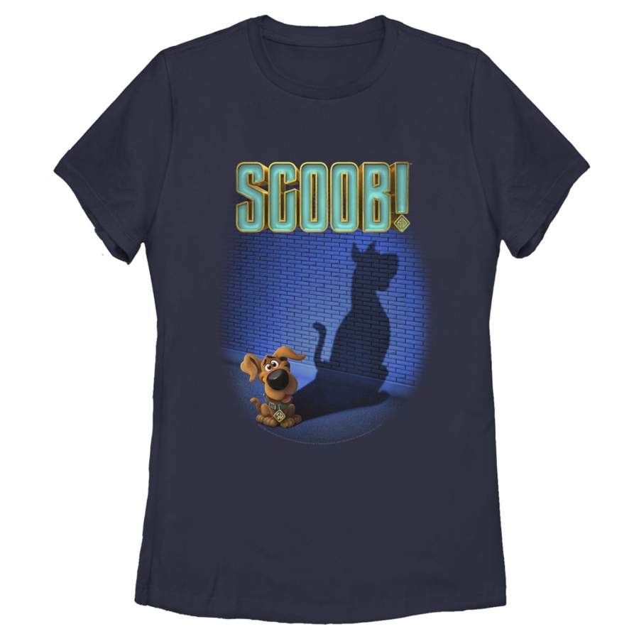 Scooby Doo Women’s Dog Shadow  T Shirt