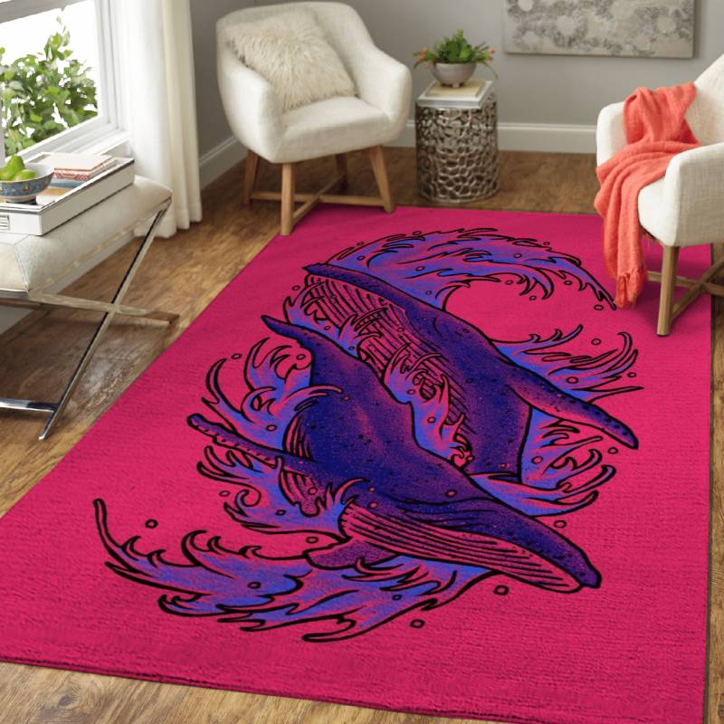 Humpback whales – Animals Area Rug Carpet