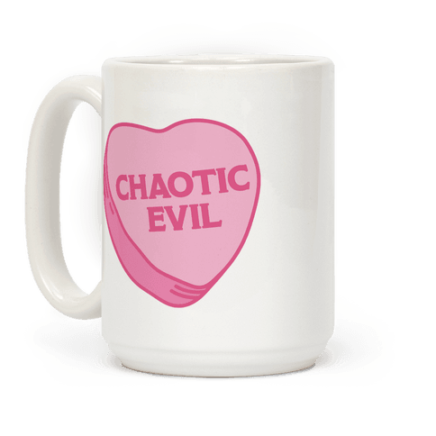 Chaotic Evil Candy Heart Coffee Mug