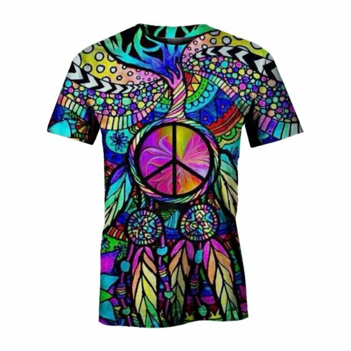 Hippie Dream Catcher Colorful 3D All Over Printed Shirts For Men And Women, Gift For Hippie Lover, Hippie Soul