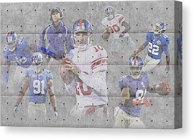 New York Giants Team Joe Hamilton Canvas Print