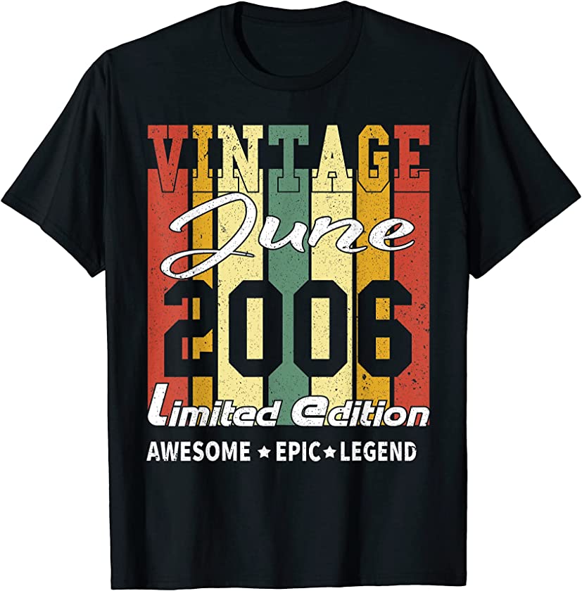 Vintage Limited Edition Birthday Decoration June 2006 T-Shirt