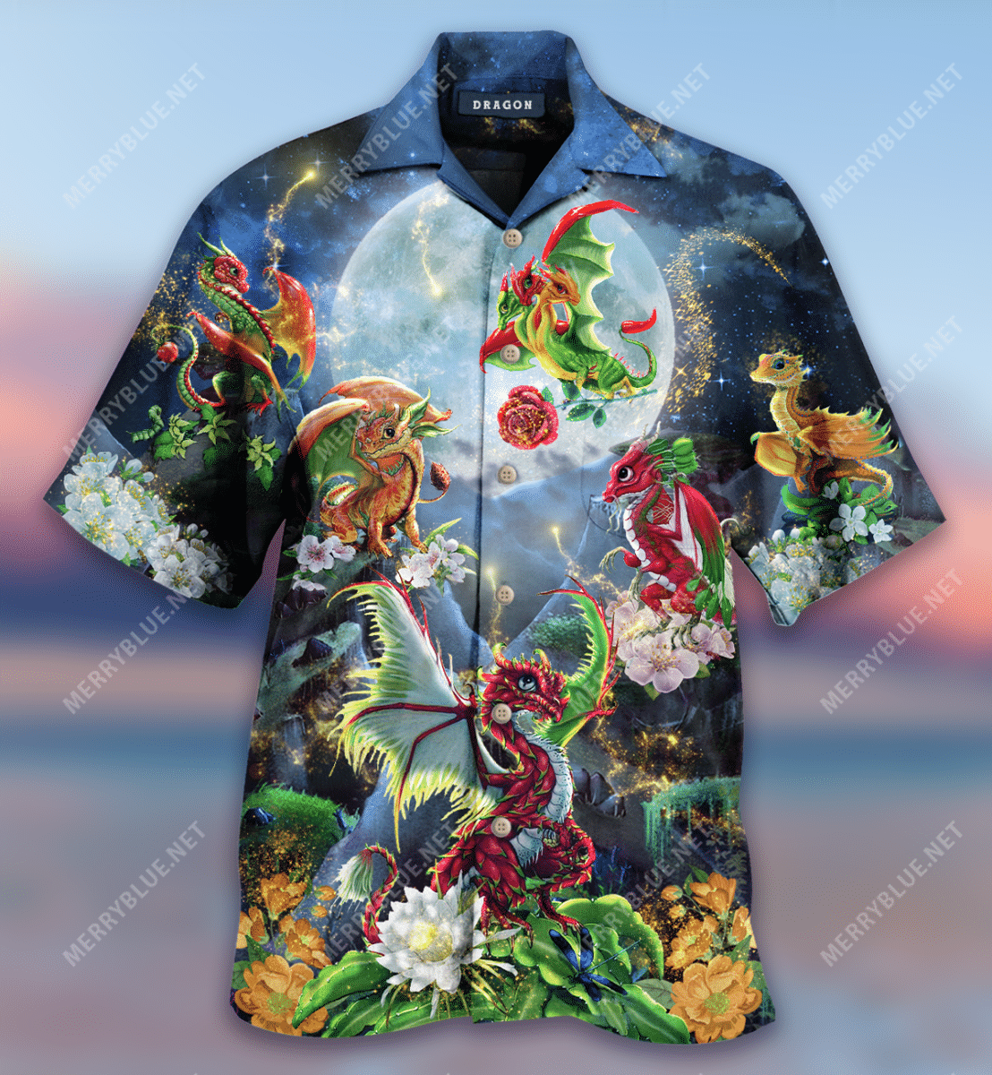 Romantic Dragons Hawaii Shirt Ha52991