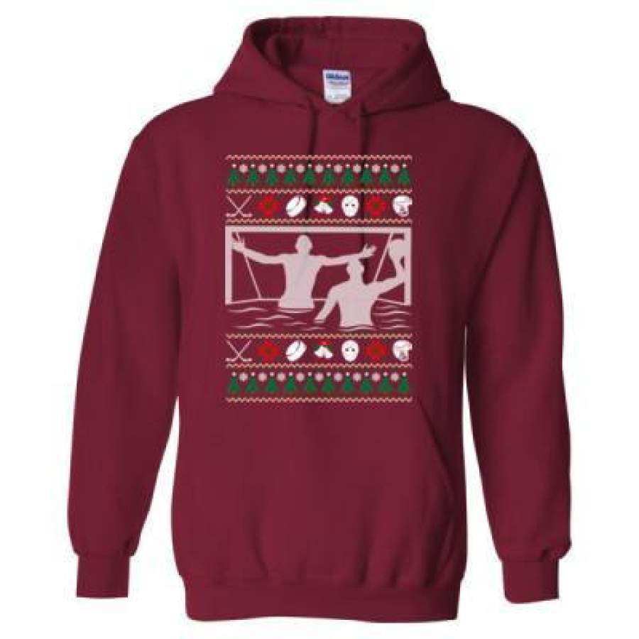 AGR Water Polo Ugly Christmas Sweater – Heavy Blend™ Hooded Sweatshirt