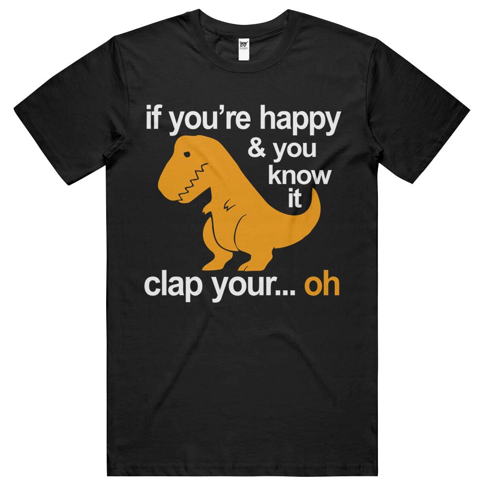 T-Rex Clap Your Hands T Shirts