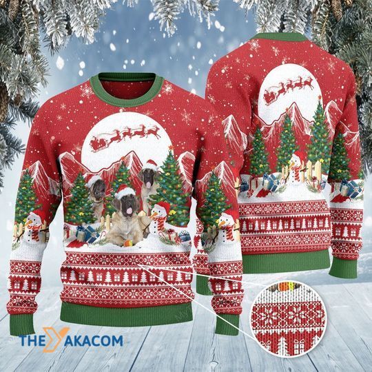 Merry Xmas Dog Lovers English Mastiff Christmas Is Coming Awesome Gift For Christmas Ugly Christmas Sweater