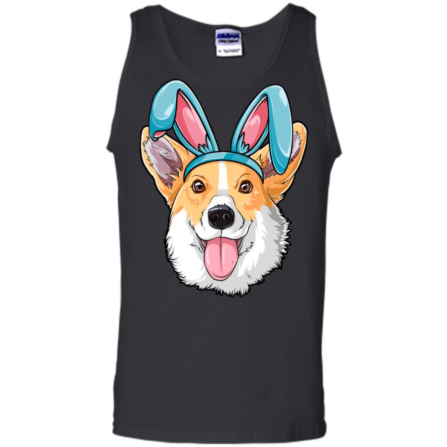 Easter Bunny Corgi T shirt Dog Boys Girl Kids Men Women Tee Tank Top