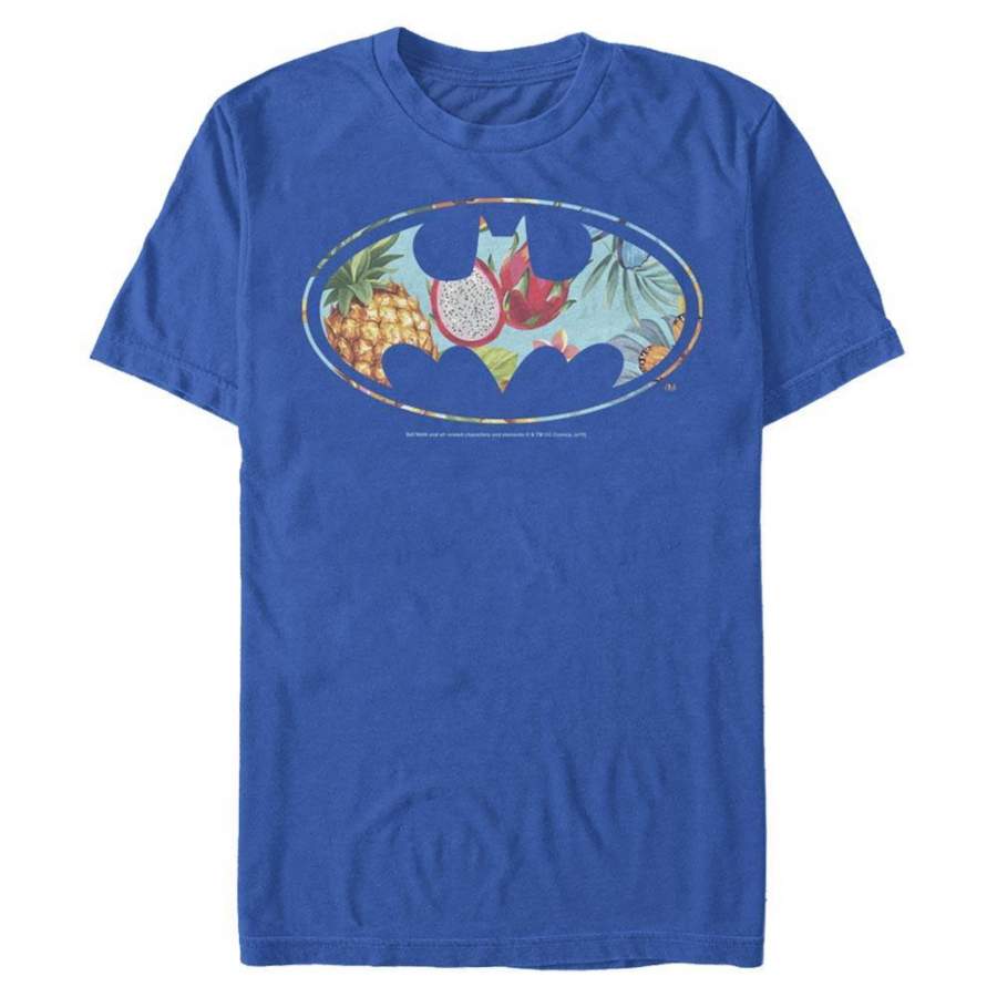 Tropical Batman – DC Comics: Batman Royal Blue T-Shirt