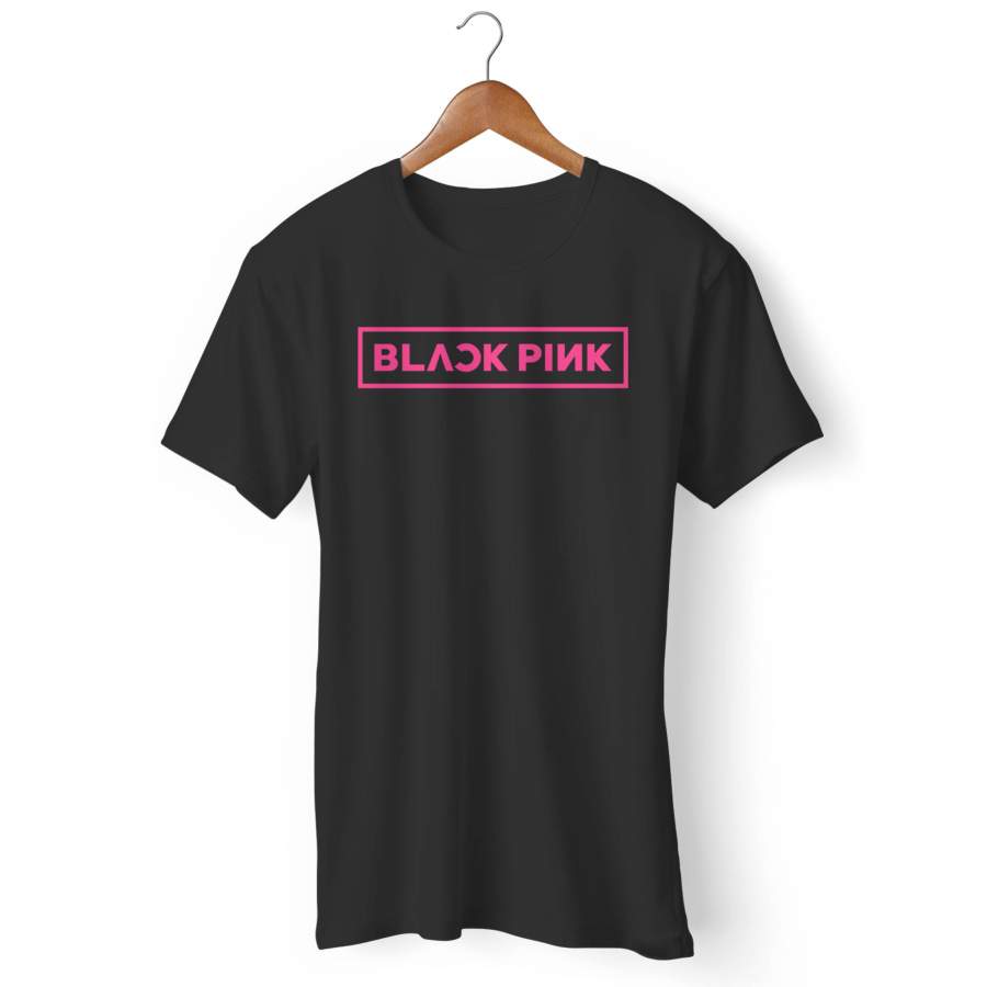 Blackpink Logo Pink Kpop Man’s T-Shirt