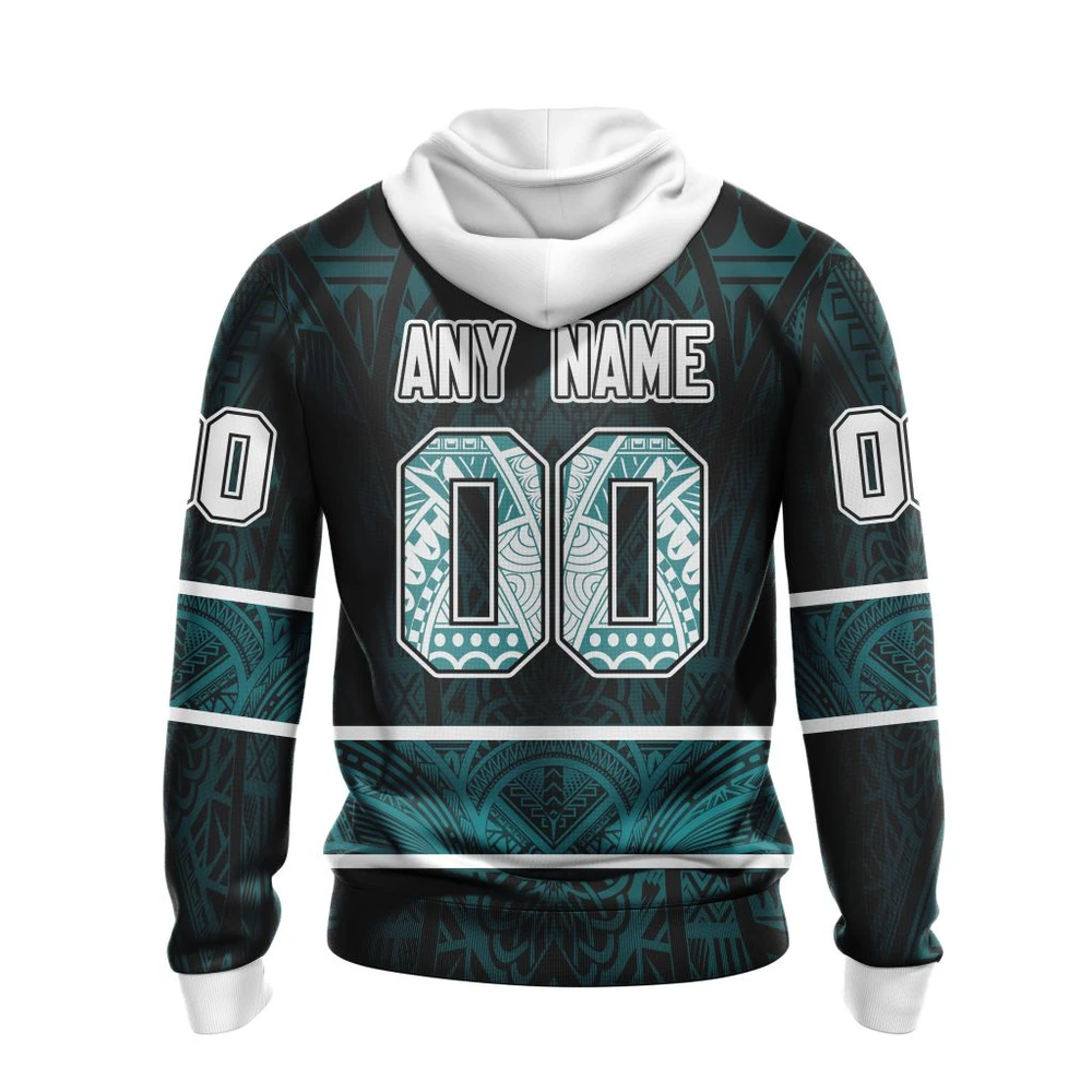 Hoodie San Jose Sharks, Specialized Native With Samoa Culture V0222 Qtnhl080524A3856Hd