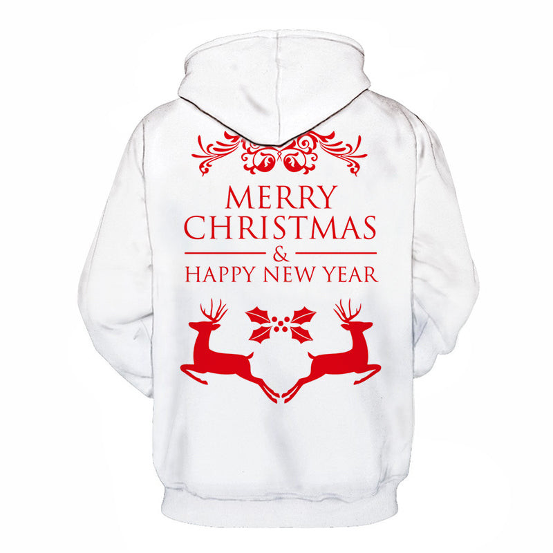 Merry Christmas & Happy New Year 3D – Sweatshirt, Hoodie, Pullover