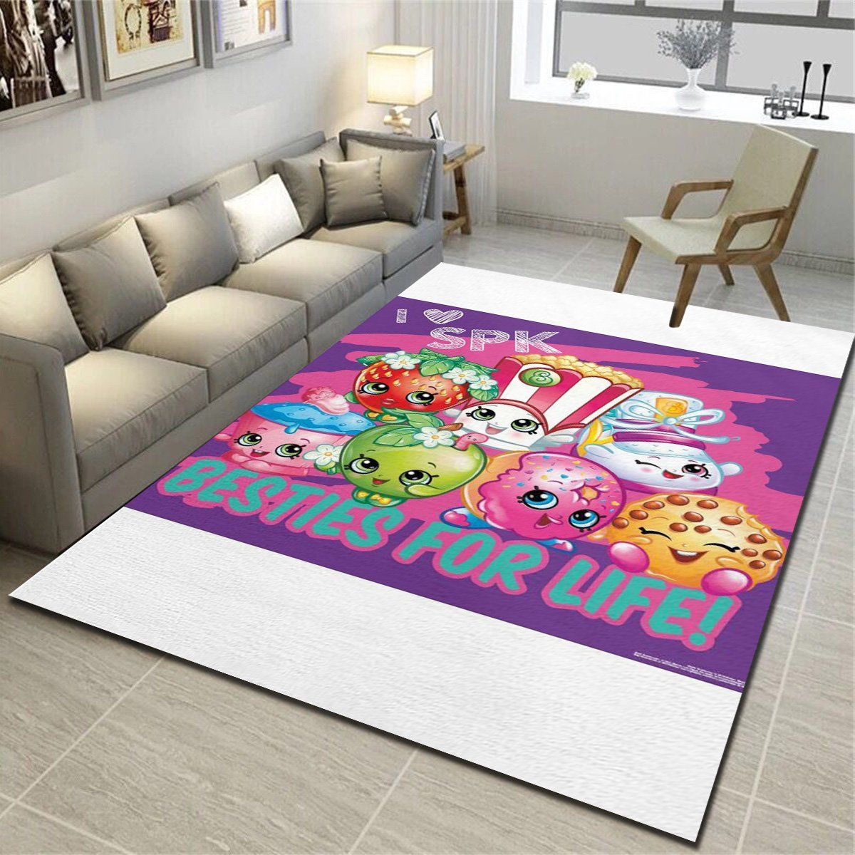 Shopkins Besties Rugs, Living Room Carpet