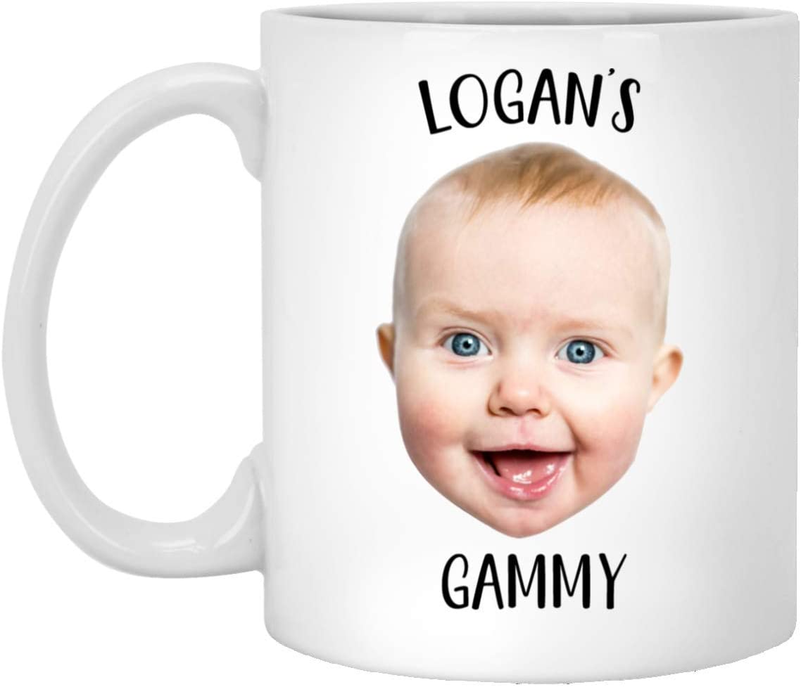 Baby Mug – Personalized With Your Baby’S Photo And Name – Coffee Mug – Mug For Gammy – Mug For Dad – Grandparent Gift – Grandma – Grandpa 11Oz