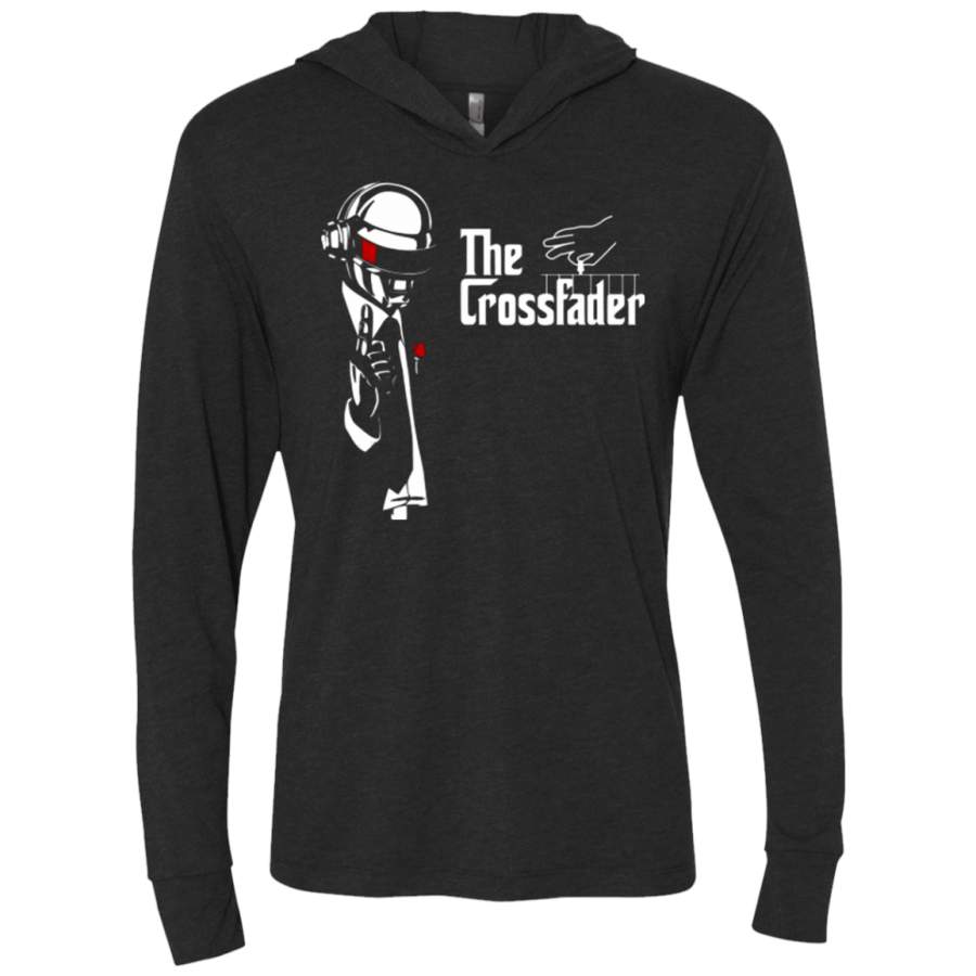 The Crossfader Triblend Long Sleeve Hoodie Tee