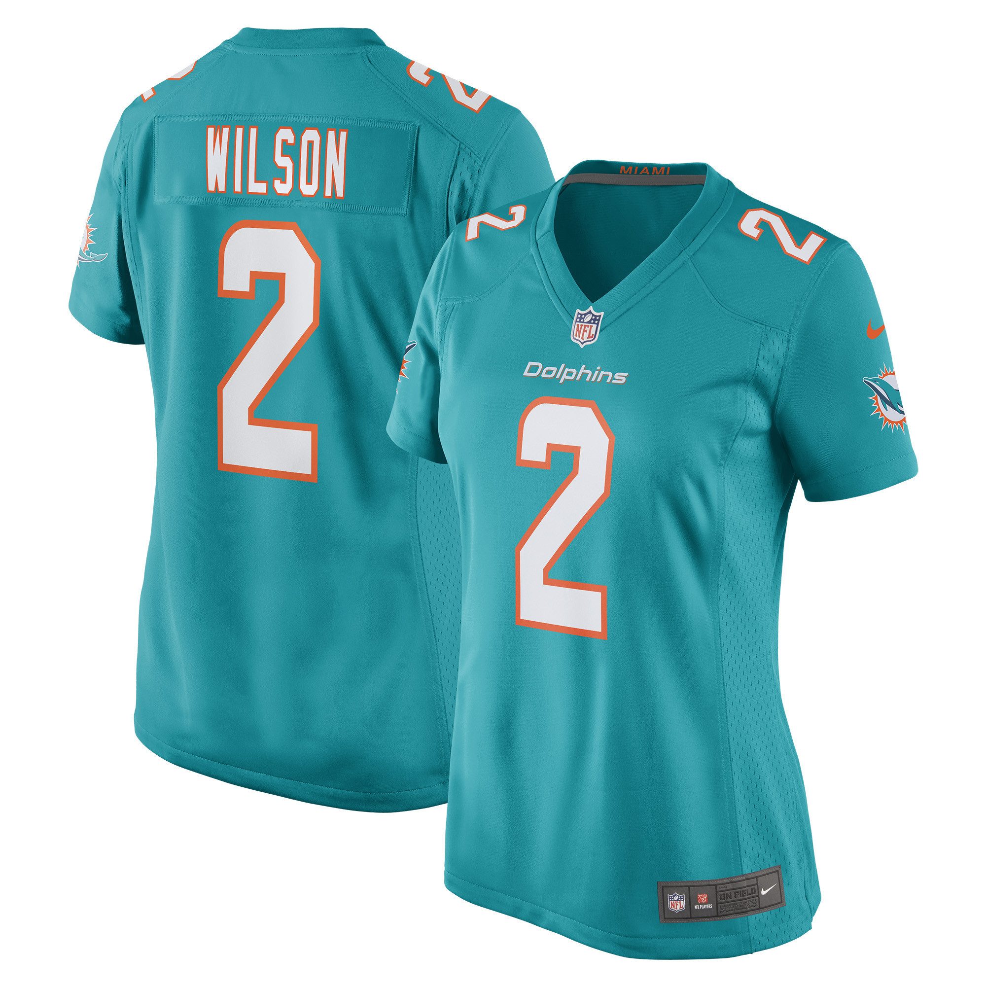 Albert Wilson Miami Dolphins Womens Game Player Jersey – Aqua NFL