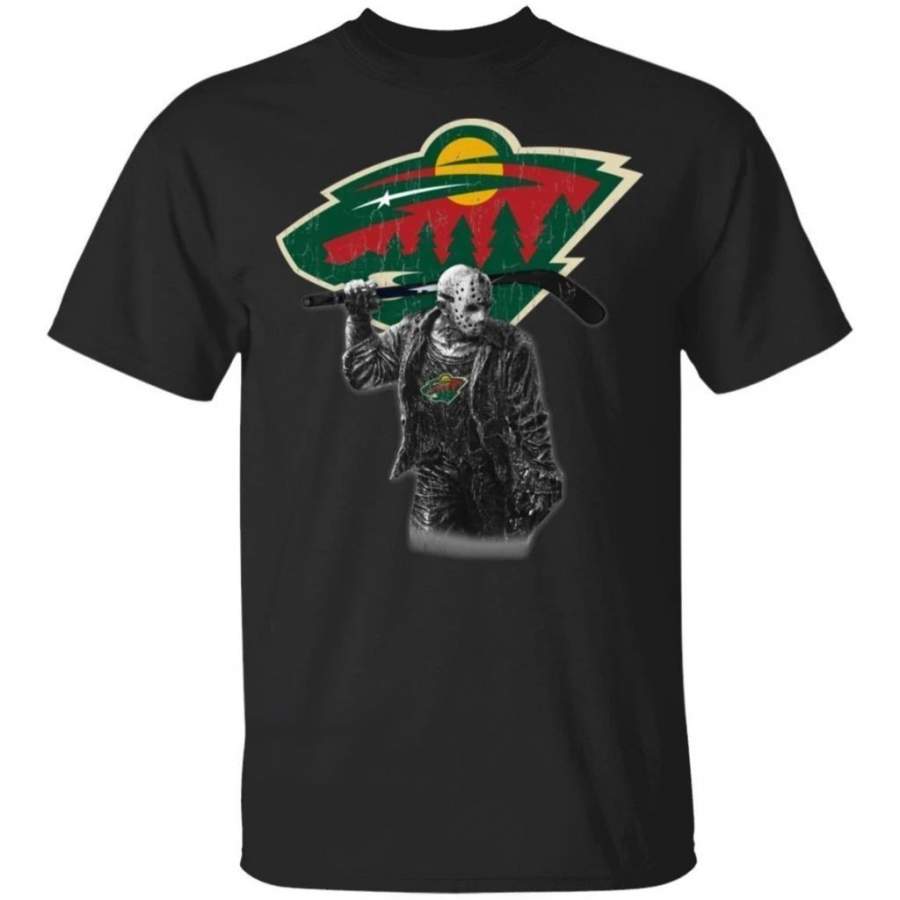 Jason Voorhees Minnesota Wild Hockey T-shirt Fan Men Women