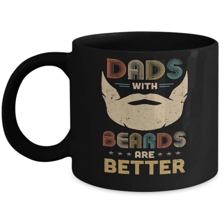 Vintage Dads With Beards Are Better Father’s Day Gifts Mug