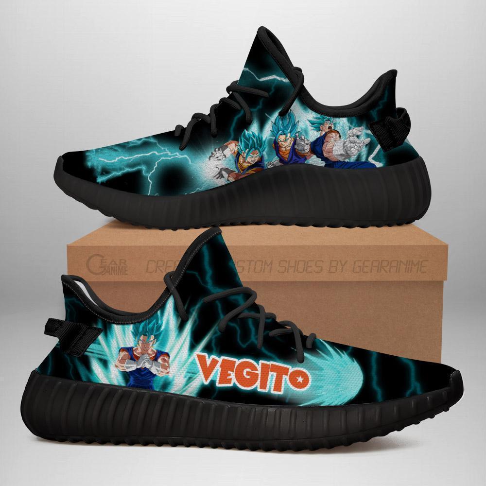 Vegito Yeezy Shoes Dragon Ball Z Anime Sneakers Fan TT04