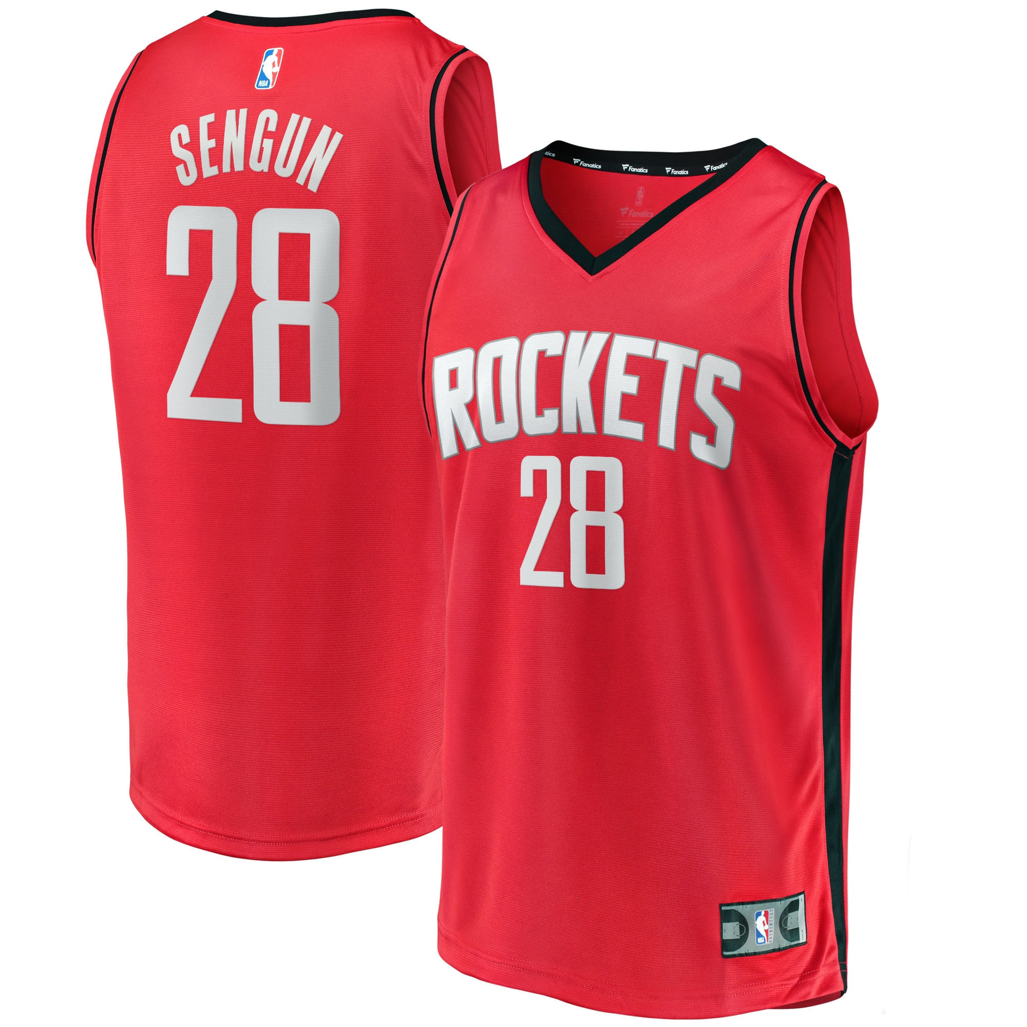 Alperen Sengun Houston Rockets Fanatics Branded 2021/22 Fast Break Replica Jersey – Icon Edition – Red NBA