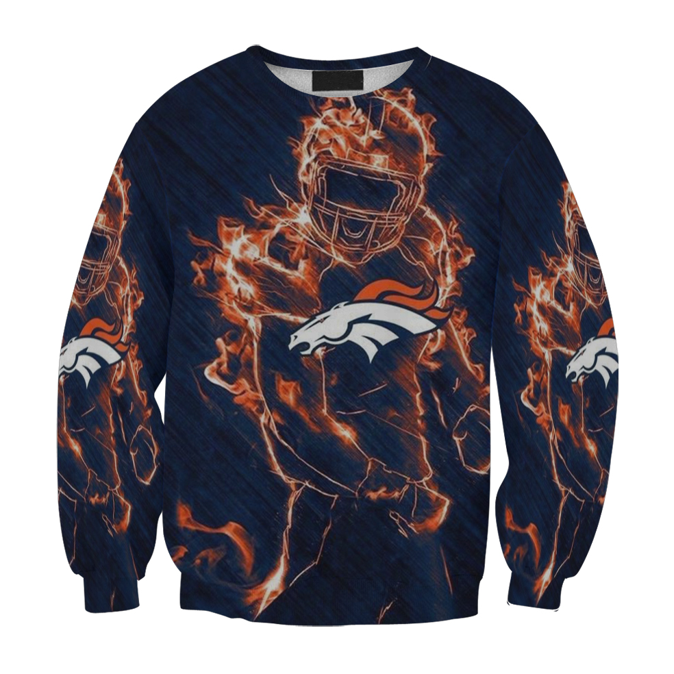 Denver Broncos Fire Emblem V5 Gift For Fan 3D Full Printing Sweatshirt