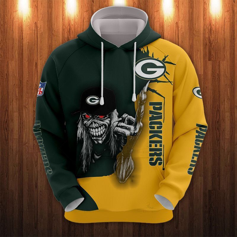 Green Bay Packers Hoodie Ultra Death Graphic Gift For Halloween