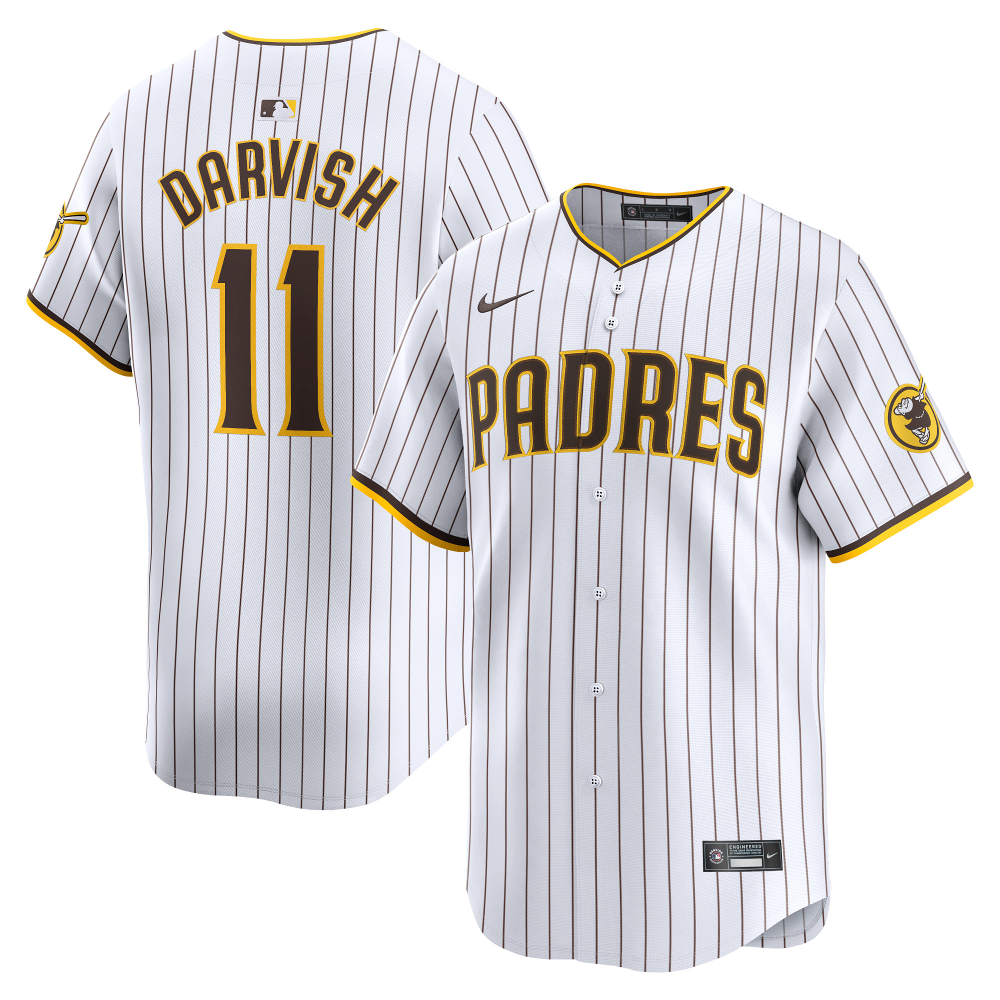 Yu Darvish San Diego Padres Home Limited Player Jersey – White