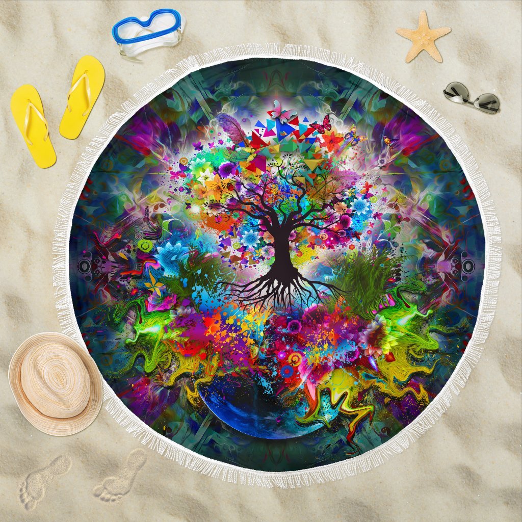 Tree of Life Beach Blanket