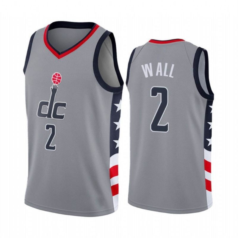 Washington Wizards John Wall #2 2020 NBA New Arrival Grey Jersey