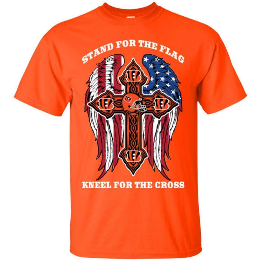 Stand For The Flag Kneel For The Cross Cincinnati Bengals T Shirts