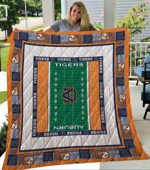 Auburn Tigers Quilt Blanket Lc78