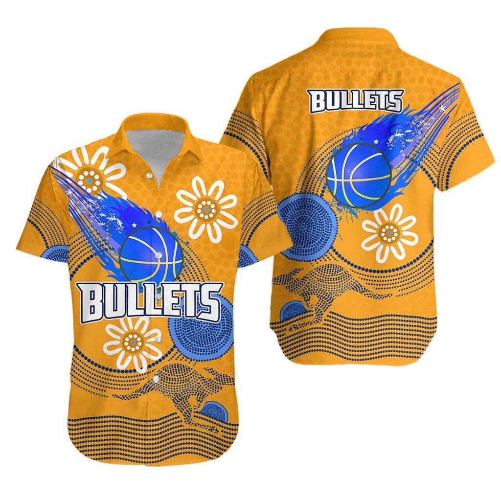 Bullets Basketball Australian Hawaii Shirt Brisbane Indigenous Champion Version Gold Ha67324